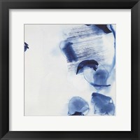 Framed Minimalist Blue & White II