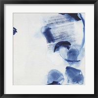 Minimalist Blue & White II Framed Print