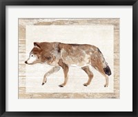 Rustic Barnwood Animals II Framed Print