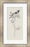 Framed Nature with Bird I