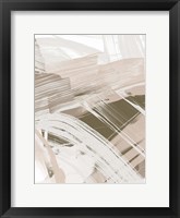 Earthtone Swipe I Framed Print