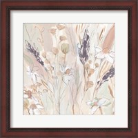 Framed Lavender Flower Field II