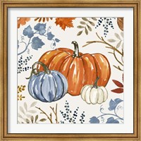Framed Autumn Pumpkin II