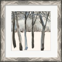 Framed Winter Treeline I