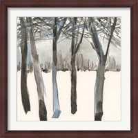 Framed Winter Treeline I