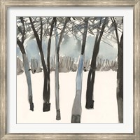 Framed Winter Treeline II