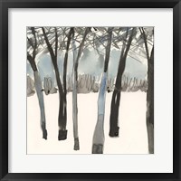 Winter Treeline II Framed Print