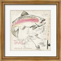 Framed Trout Journal I