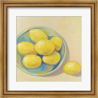 Framed Fruit Bowl Trio I