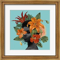 Framed Tangerine Tropics II