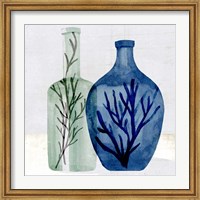 Framed Sea Glass Vase I
