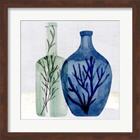 Framed Sea Glass Vase I