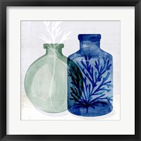 Sea Glass Vase II Framed Print