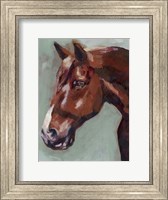 Framed Paint by Number Horse I