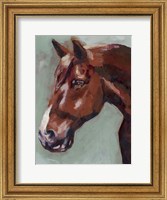 Framed Paint by Number Horse I