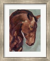 Framed Paint by Number Horse II