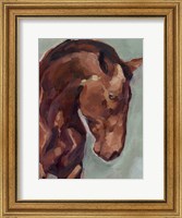 Framed Paint by Number Horse II