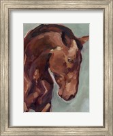 Framed Paint by Number Horse II