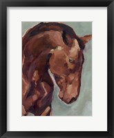 Framed Paint by Number Horse II