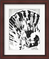 Framed Ocean Inkblot II