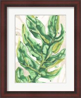 Framed Parchment Palms III