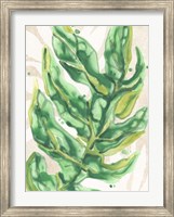 Framed Parchment Palms III