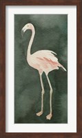 Framed Forest Flamingo I