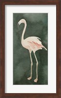 Framed Forest Flamingo I