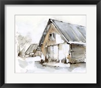 Framed Dilapidated Barn I