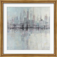 Framed Pastel Cityscape I