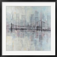 Framed Pastel Cityscape II