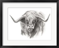 Framed Soft Focus Highland Cattle II