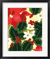 Framed Holiday Poinsettias II