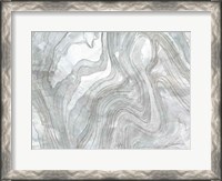 Framed Shimmering Water Silver