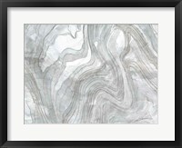 Framed Shimmering Water Silver