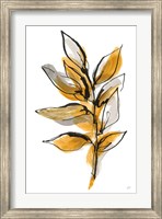 Framed Amber Leaves II