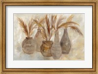 Framed Grasses and Baskets