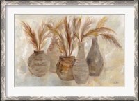 Framed Grasses and Baskets