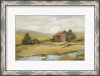 Framed Springtime Farm Neutral