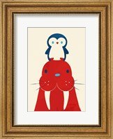 Framed Penguin and Walrus