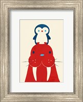 Framed Penguin and Walrus