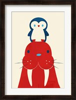 Framed Penguin and Walrus