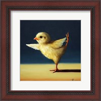 Framed Yoga Chick Dancer Pose