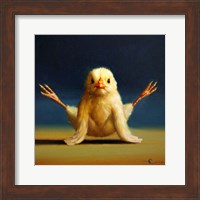 Framed Yoga Chick Firefly