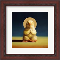 Framed Yoga Chick Lotus