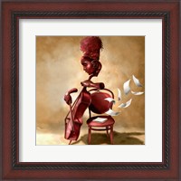 Framed Solo Cellist