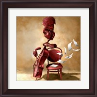 Framed Solo Cellist