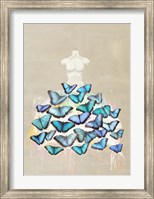 Framed Dress of Butterflies II