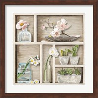 Framed Fleurs et Memoires II