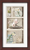 Framed Fleurs et Memoires III